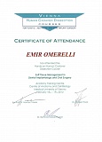 Сертификат Эмир Рамизович Омерэлли